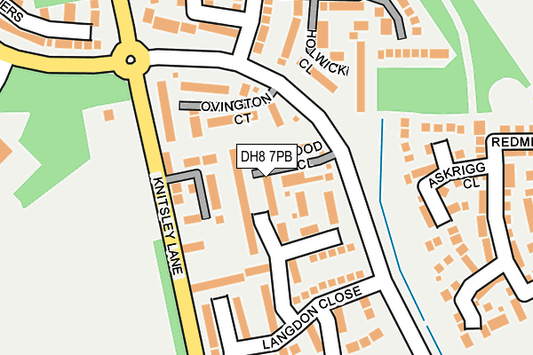 DH8 7PB map - OS OpenMap – Local (Ordnance Survey) DH8 7PB map - OS OpenMap – Local (Ordnance Survey)