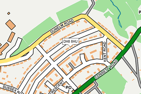 DH8 8HU map - OS OpenMap – Local (Ordnance Survey) DH8 8HU map - OS OpenMap – Local (Ordnance Survey)