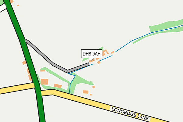 DH8 9AH map - OS OpenMap – Local (Ordnance Survey) DH8 9AH map - OS OpenMap – Local (Ordnance Survey)