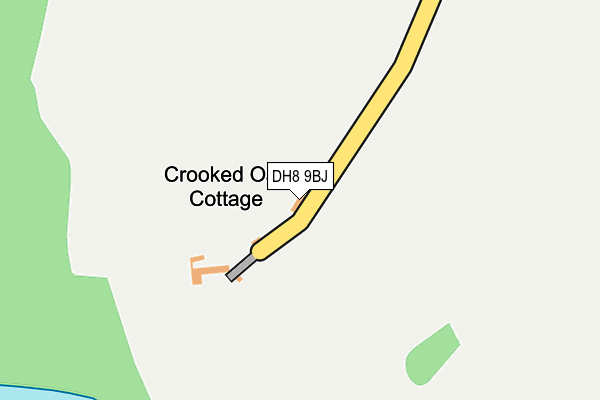 DH8 9BJ map - OS OpenMap – Local (Ordnance Survey) DH8 9BJ map - OS OpenMap – Local (Ordnance Survey)
