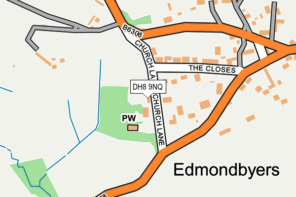 DH8 9NQ map - OS OpenMap – Local (Ordnance Survey) DH8 9NQ map - OS OpenMap – Local (Ordnance Survey)