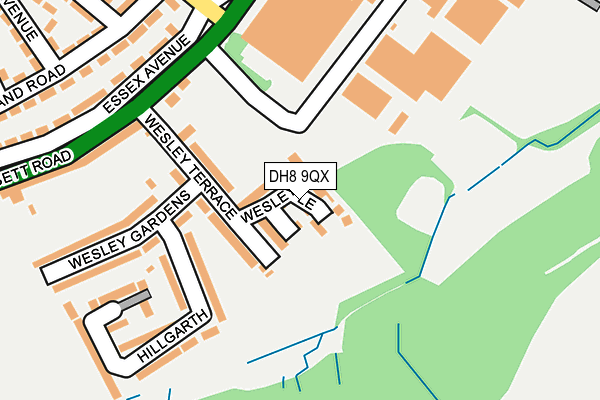 DH8 9QX map - OS OpenMap – Local (Ordnance Survey) DH8 9QX map - OS OpenMap – Local (Ordnance Survey)