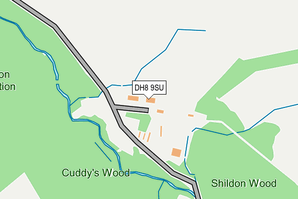 DH8 9SU map - OS OpenMap – Local (Ordnance Survey) DH8 9SU map - OS OpenMap – Local (Ordnance Survey)