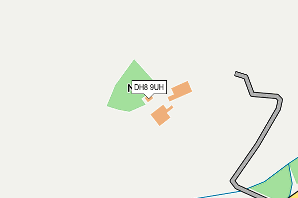 DH8 9UH map - OS OpenMap – Local (Ordnance Survey) DH8 9UH map - OS OpenMap – Local (Ordnance Survey)