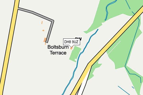 DH8 9UZ map - OS OpenMap – Local (Ordnance Survey) DH8 9UZ map - OS OpenMap – Local (Ordnance Survey)