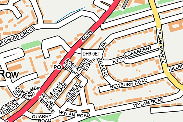 DH9 0ET map - OS OpenMap – Local (Ordnance Survey) DH9 0ET map - OS OpenMap – Local (Ordnance Survey)