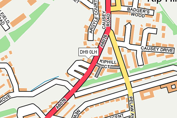 DH9 0LH map - OS OpenMap – Local (Ordnance Survey) DH9 0LH map - OS OpenMap – Local (Ordnance Survey)