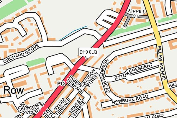 DH9 0LQ map - OS OpenMap – Local (Ordnance Survey) DH9 0LQ map - OS OpenMap – Local (Ordnance Survey)