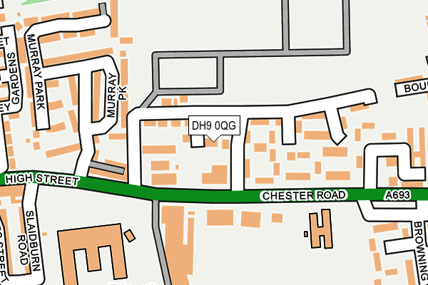 DH9 0QG map - OS OpenMap – Local (Ordnance Survey) DH9 0QG map - OS OpenMap – Local (Ordnance Survey)