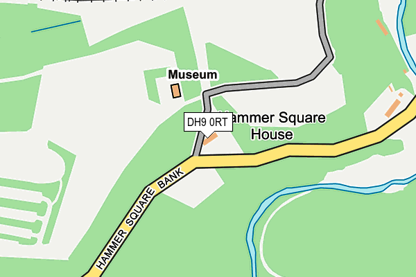 DH9 0RT map - OS OpenMap – Local (Ordnance Survey) DH9 0RT map - OS OpenMap – Local (Ordnance Survey)