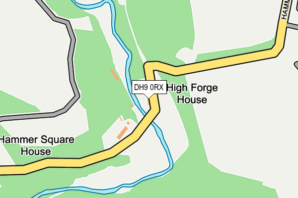 DH9 0RX map - OS OpenMap – Local (Ordnance Survey) DH9 0RX map - OS OpenMap – Local (Ordnance Survey)
