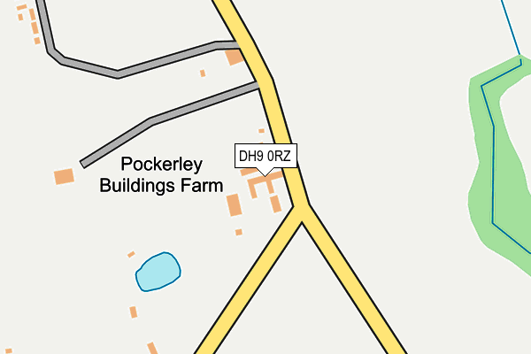 DH9 0RZ map - OS OpenMap – Local (Ordnance Survey) DH9 0RZ map - OS OpenMap – Local (Ordnance Survey)