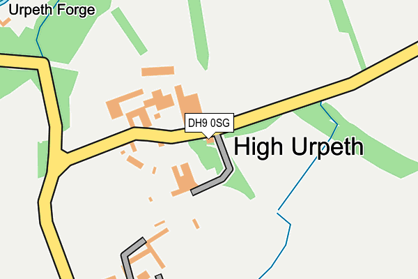 DH9 0SG map - OS OpenMap – Local (Ordnance Survey) DH9 0SG map - OS OpenMap – Local (Ordnance Survey)