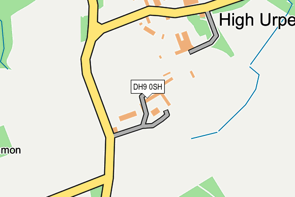 DH9 0SH map - OS OpenMap – Local (Ordnance Survey) DH9 0SH map - OS OpenMap – Local (Ordnance Survey)