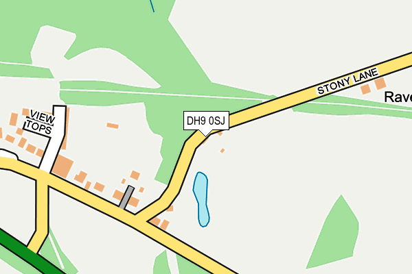 DH9 0SJ map - OS OpenMap – Local (Ordnance Survey) DH9 0SJ map - OS OpenMap – Local (Ordnance Survey)