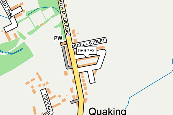 DH9 7EX map - OS OpenMap – Local (Ordnance Survey) DH9 7EX map - OS OpenMap – Local (Ordnance Survey)