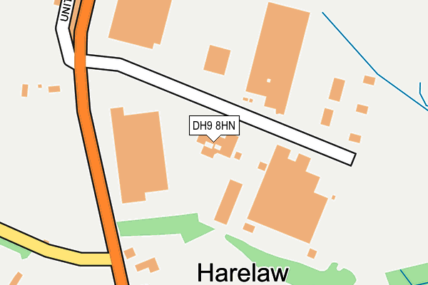 DH9 8HN map - OS OpenMap – Local (Ordnance Survey) DH9 8HN map - OS OpenMap – Local (Ordnance Survey)