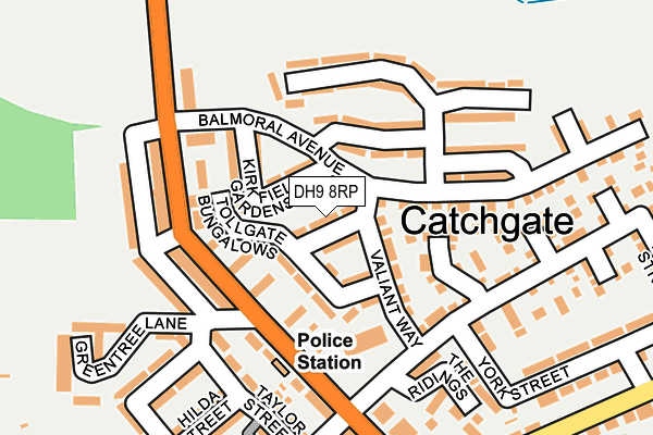 DH9 8RP map - OS OpenMap – Local (Ordnance Survey) DH9 8RP map - OS OpenMap – Local (Ordnance Survey)