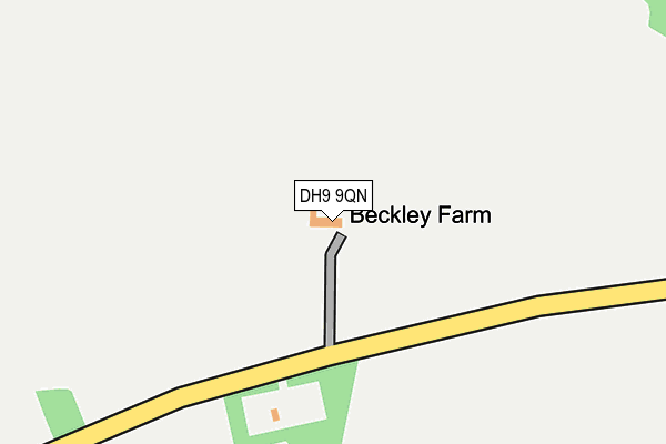 DH9 9QN map - OS OpenMap – Local (Ordnance Survey) DH9 9QN map - OS OpenMap – Local (Ordnance Survey)