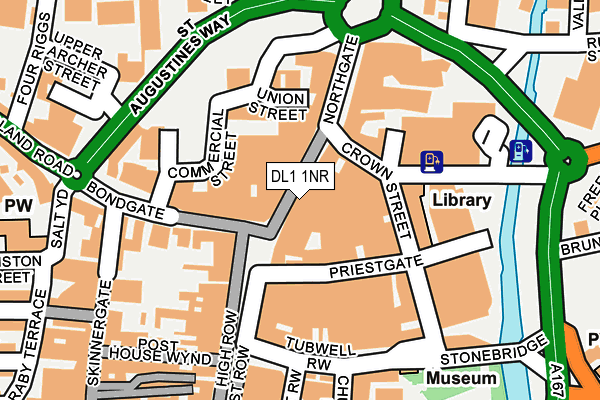 DL1 1NR map - OS OpenMap – Local (Ordnance Survey) DL1 1NR map - OS OpenMap – Local (Ordnance Survey)