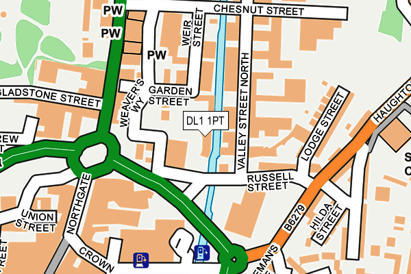 DL1 1PT map - OS OpenMap – Local (Ordnance Survey) DL1 1PT map - OS OpenMap – Local (Ordnance Survey)