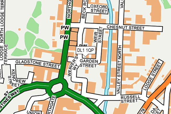 DL1 1QP map - OS OpenMap – Local (Ordnance Survey) DL1 1QP map - OS OpenMap – Local (Ordnance Survey)