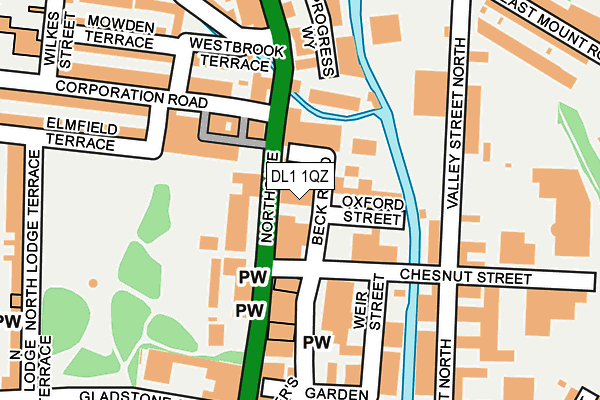DL1 1QZ map - OS OpenMap – Local (Ordnance Survey) DL1 1QZ map - OS OpenMap – Local (Ordnance Survey)