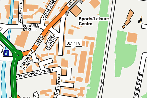 DL1 1TG map - OS OpenMap – Local (Ordnance Survey) DL1 1TG map - OS OpenMap – Local (Ordnance Survey)
