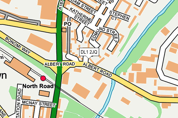 DL1 2JQ map - OS OpenMap – Local (Ordnance Survey) DL1 2JQ map - OS OpenMap – Local (Ordnance Survey)