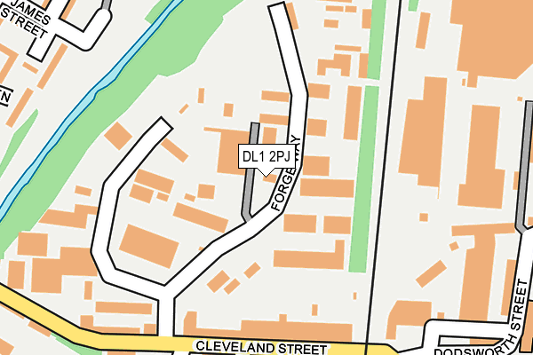 DL1 2PJ map - OS OpenMap – Local (Ordnance Survey) DL1 2PJ map - OS OpenMap – Local (Ordnance Survey)
