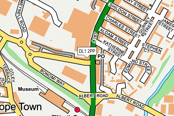 DL1 2PP map - OS OpenMap – Local (Ordnance Survey) DL1 2PP map - OS OpenMap – Local (Ordnance Survey)