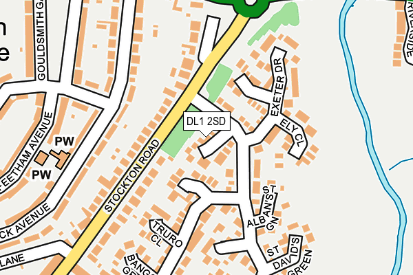 DL1 2SD map - OS OpenMap – Local (Ordnance Survey) DL1 2SD map - OS OpenMap – Local (Ordnance Survey)