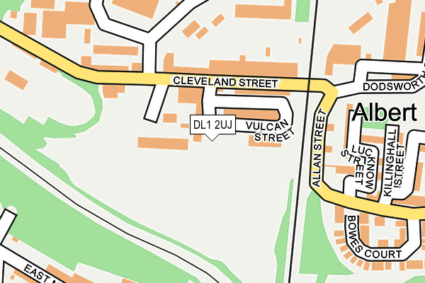 DL1 2UJ map - OS OpenMap – Local (Ordnance Survey) DL1 2UJ map - OS OpenMap – Local (Ordnance Survey)