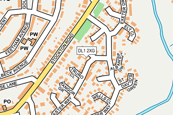 DL1 2XG map - OS OpenMap – Local (Ordnance Survey) DL1 2XG map - OS OpenMap – Local (Ordnance Survey)