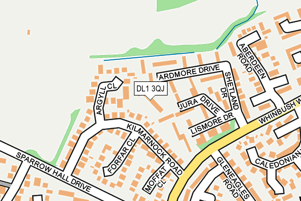 DL1 3QJ map - OS OpenMap – Local (Ordnance Survey) DL1 3QJ map - OS OpenMap – Local (Ordnance Survey)
