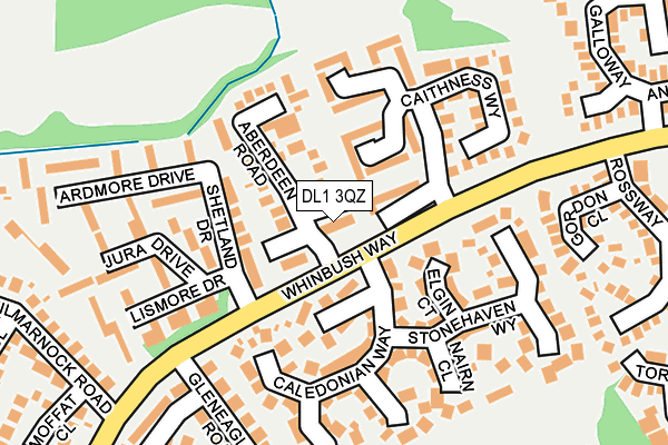 DL1 3QZ map - OS OpenMap – Local (Ordnance Survey) DL1 3QZ map - OS OpenMap – Local (Ordnance Survey)