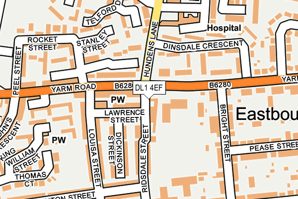 DL1 4EF map - OS OpenMap – Local (Ordnance Survey) DL1 4EF map - OS OpenMap – Local (Ordnance Survey)