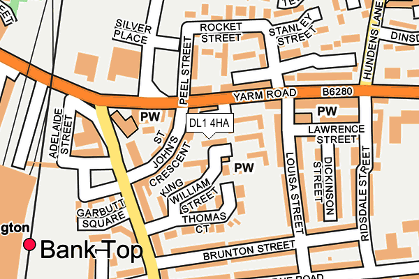 DL1 4HA map - OS OpenMap – Local (Ordnance Survey) DL1 4HA map - OS OpenMap – Local (Ordnance Survey)