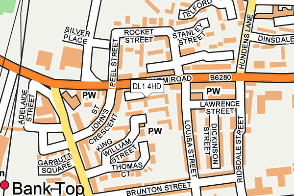 DL1 4HD map - OS OpenMap – Local (Ordnance Survey) DL1 4HD map - OS OpenMap – Local (Ordnance Survey)
