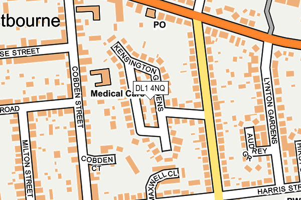 DL1 4NQ map - OS OpenMap – Local (Ordnance Survey) DL1 4NQ map - OS OpenMap – Local (Ordnance Survey)