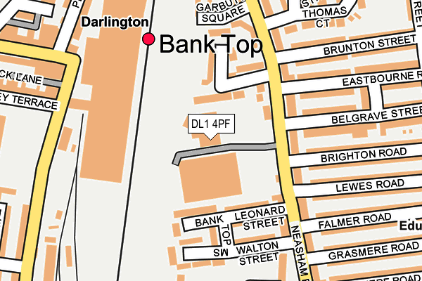 DL1 4PF map - OS OpenMap – Local (Ordnance Survey) DL1 4PF map - OS OpenMap – Local (Ordnance Survey)