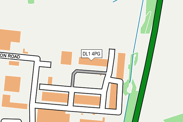 DL1 4PG map - OS OpenMap – Local (Ordnance Survey) DL1 4PG map - OS OpenMap – Local (Ordnance Survey)