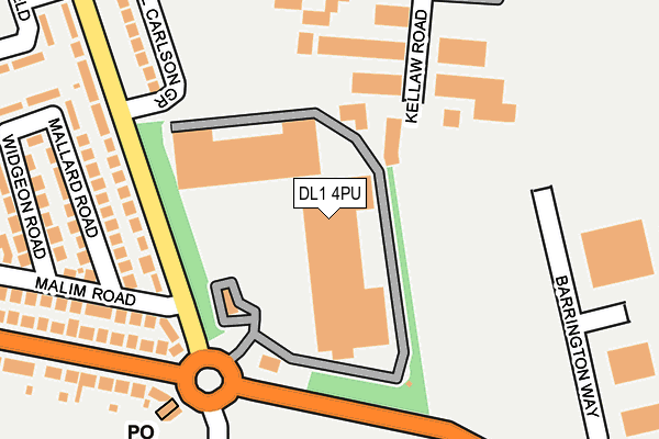 DL1 4PU map - OS OpenMap – Local (Ordnance Survey) DL1 4PU map - OS OpenMap – Local (Ordnance Survey)