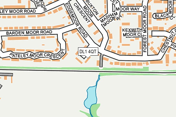 DL1 4QT map - OS OpenMap – Local (Ordnance Survey) DL1 4QT map - OS OpenMap – Local (Ordnance Survey)