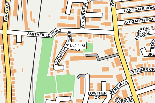 DL1 4TG map - OS OpenMap – Local (Ordnance Survey) DL1 4TG map - OS OpenMap – Local (Ordnance Survey)