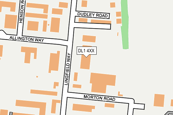 DL1 4XX map - OS OpenMap – Local (Ordnance Survey) DL1 4XX map - OS OpenMap – Local (Ordnance Survey)