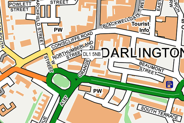 DL1 5NB map - OS OpenMap – Local (Ordnance Survey) DL1 5NB map - OS OpenMap – Local (Ordnance Survey)