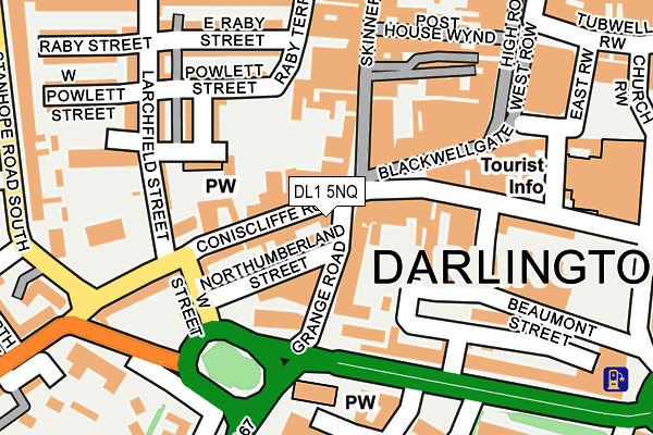 DL1 5NQ map - OS OpenMap – Local (Ordnance Survey) DL1 5NQ map - OS OpenMap – Local (Ordnance Survey)