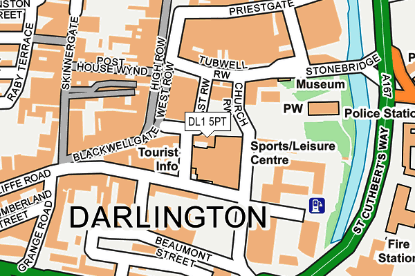 DL1 5PT map - OS OpenMap – Local (Ordnance Survey) DL1 5PT map - OS OpenMap – Local (Ordnance Survey)