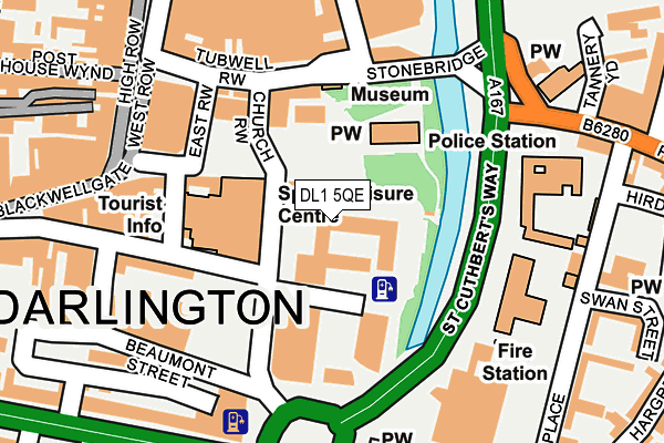DL1 5QE map - OS OpenMap – Local (Ordnance Survey) DL1 5QE map - OS OpenMap – Local (Ordnance Survey)